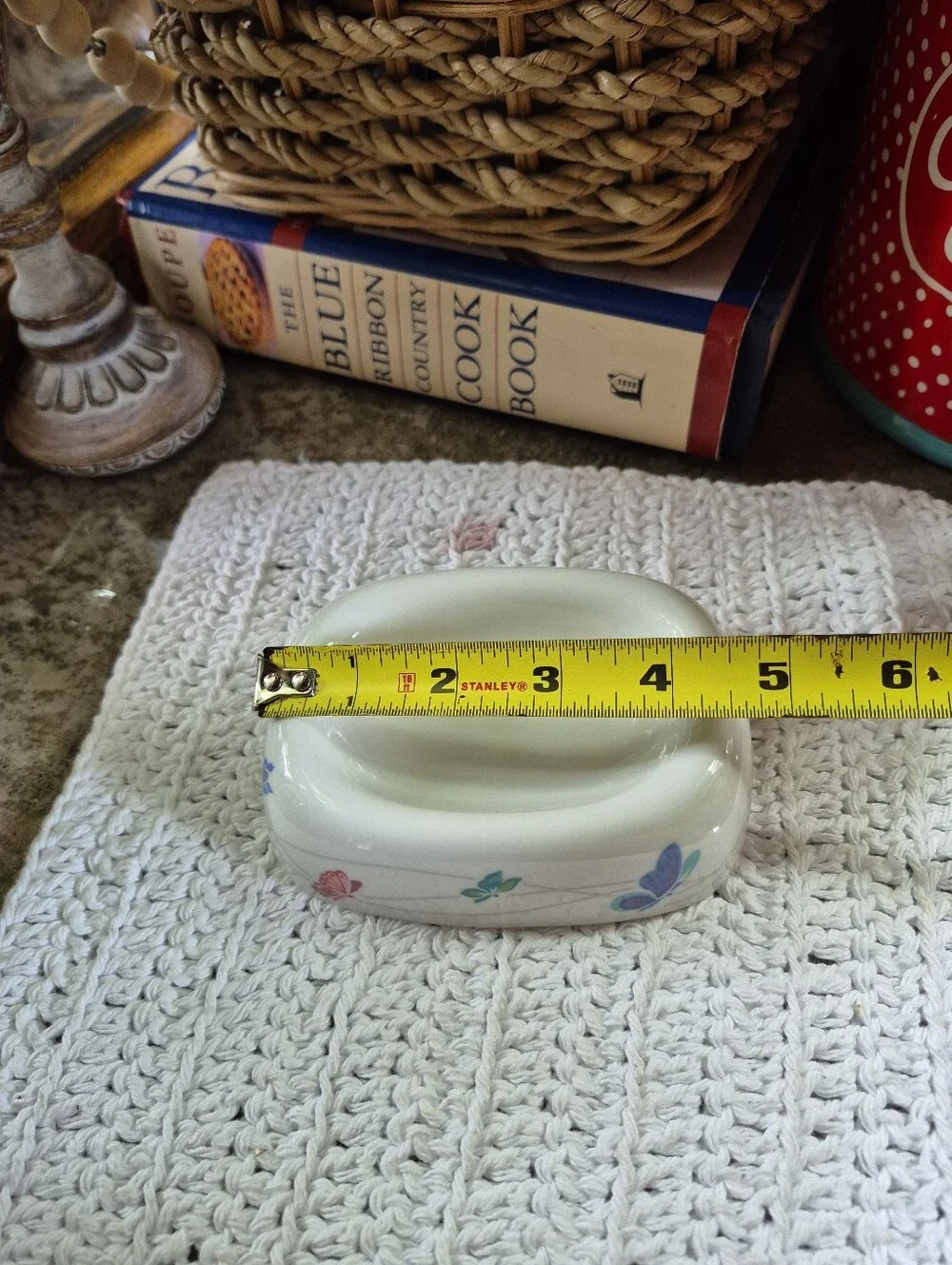 🌿5/$25 Vintage Avon Butterflies Soap Dish